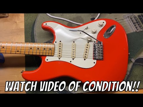 1983 Fender Japan '57 Reissue Stratocaster JV ST57 85 Fiesta Red