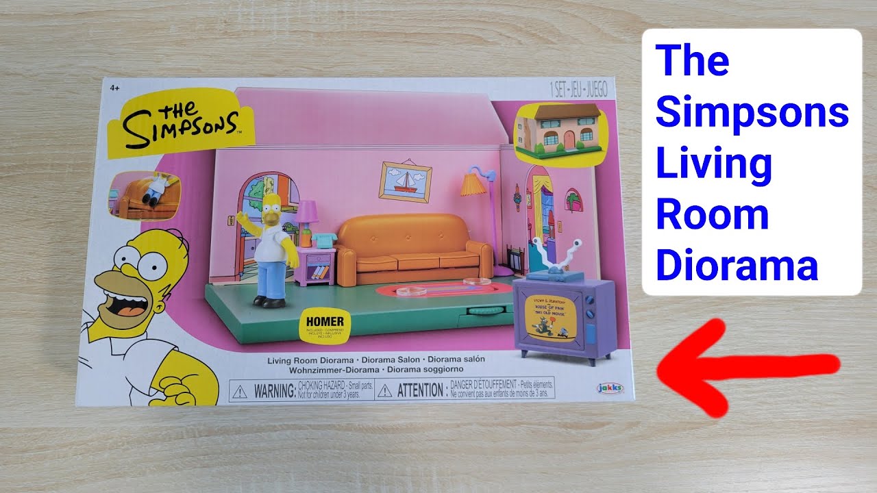 The Simpsons Living Room Diorama - YouTube