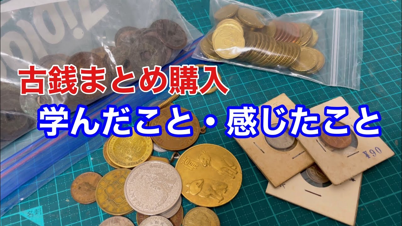 銀貨/Silver】初心者が「古銭・雑銭まとめ」を購入＆仕分した感想と