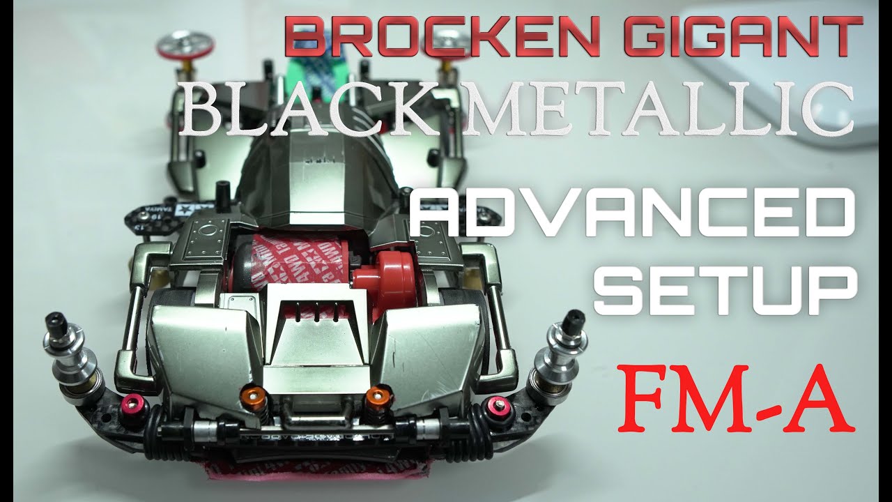 ミニ四駆】ブロッケンギガント BROCKEN GIGANT BLACK METALLIC Ver. FM