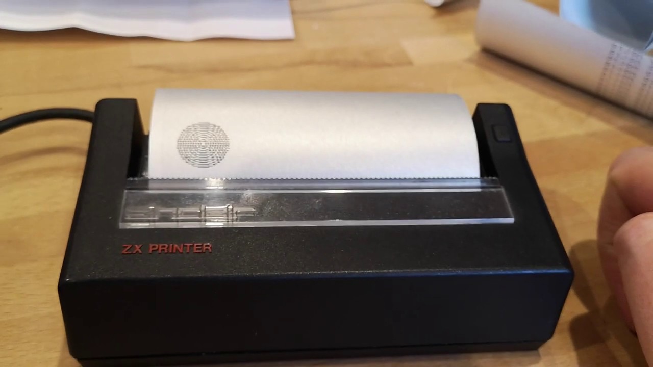 ZX Printer Repair. Band replacement. Spectrum Printer - YouTube