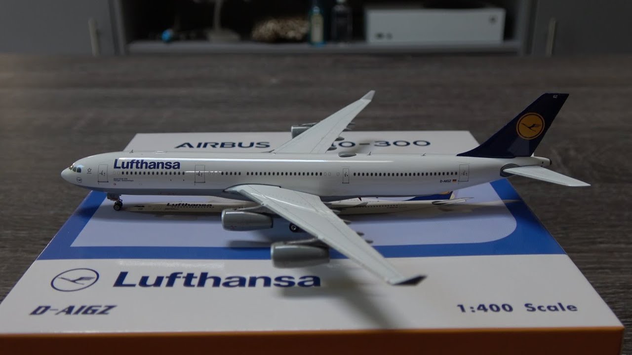 Okay Phoenix Models Lufthansa Airbus A340-300 Old Livery Model