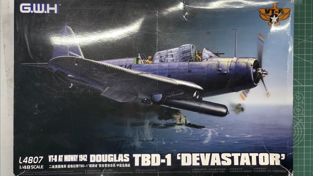 G.W.H. Great Wall Hobby Douglas TBD-1 Devastator VT-8 at Midway