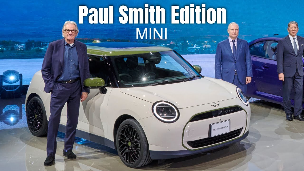 MINI Paul Smith Edition Revealed at 2025 Japan Mobility Show - YouTube