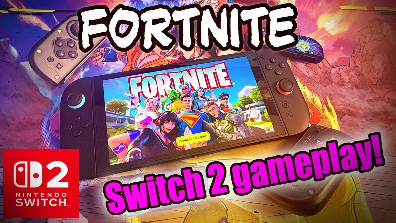 Nintendo Switch 2 | Fortnite Gameplay | Handheld - YouTube