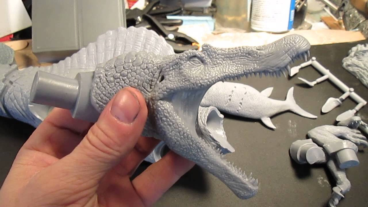 Pegasus Hobbies 1/24 Spinosaurus Model kit review - YouTube