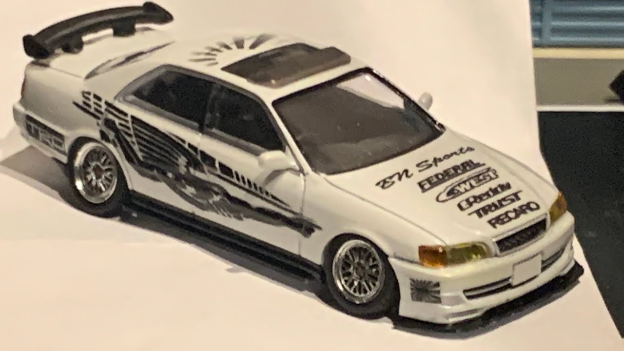 トミカ改造 チェイサーワイスピ風魔改造 鬼キャンドリ車仕様 tomica