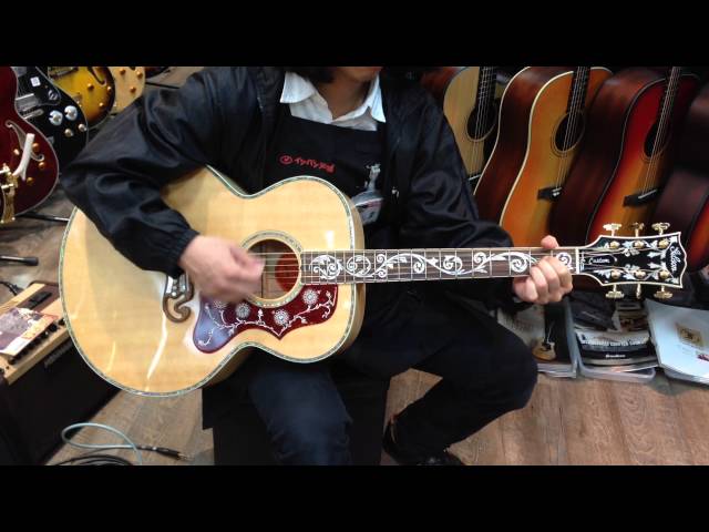 GIBSON ギブソン / SJ-200 CUSTOM VINE 【石橋楽器心斎橋店】 - YouTube