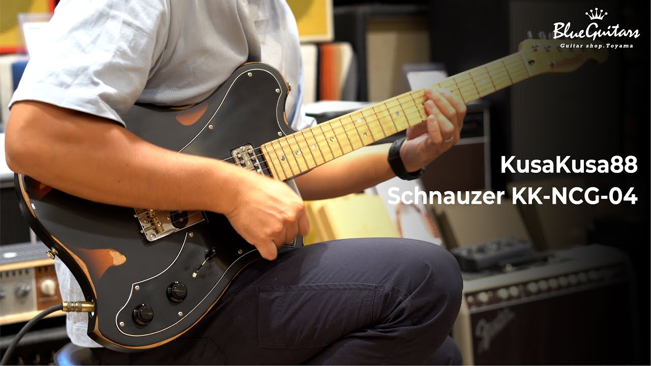 KusaKusa88 Schnauzer KK-NCG-04 - 3TS/BLK | Blue Guitars Online Store
