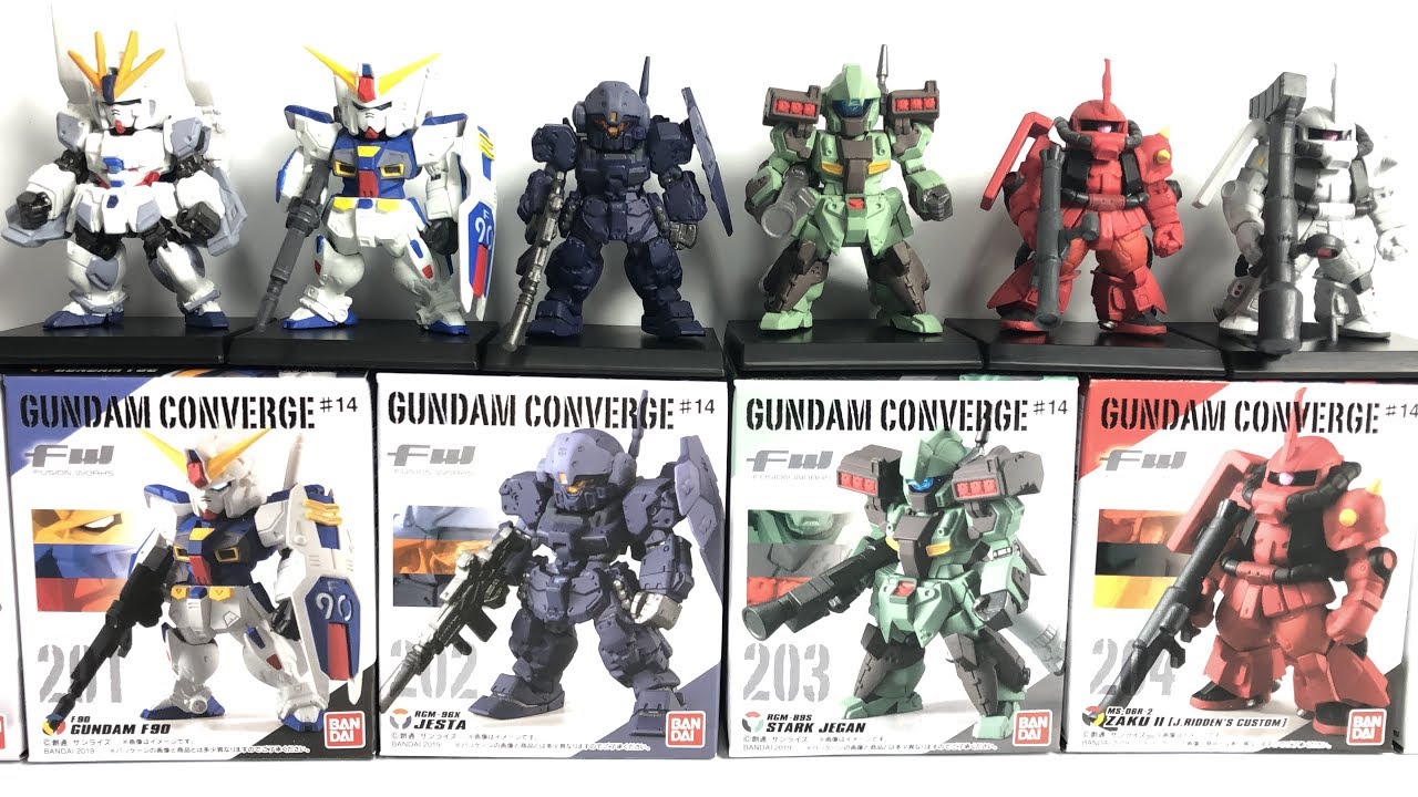 FW GUNDAM CONVERGE #14 全6種 開封 FW ガンダム コンバージ14