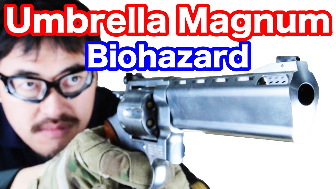 Tanaka Resident Evil 0 Umbrella Magnum Revolver Gas Gun Review by