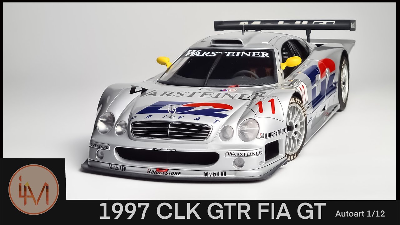 1997 Mercedes CLK GTR FIA GT | Autoart 1/12 #Mercedes - YouTube