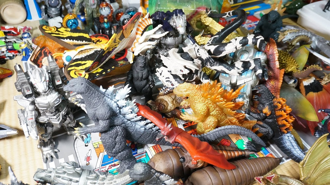 歴史的】ゴジラシリーズのソフビコレクションを一挙公開 前編