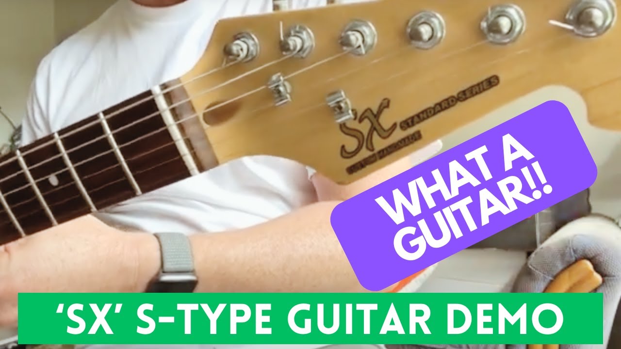 Super cool SX Stratocaster Electric Guitar - YouTube