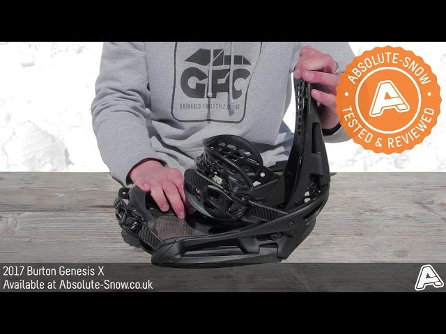 2016 / 2017 | Burton Genesis X Snowboard Bindings | Video Review