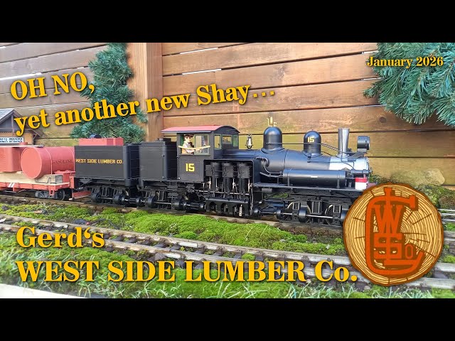 Gerd's West Side Lumber garden railroad - Let's build Shay #15