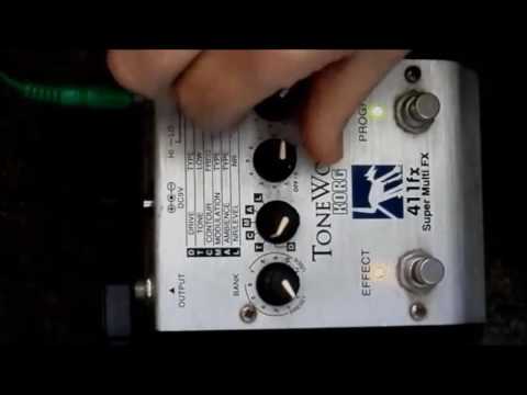 Korg Toneworks 411fx multi effects Demo / Tutorial - YouTube