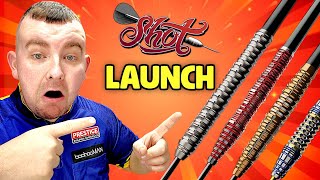 Shot Darts Launch 4 BRAND NEW SETS Future Knights range - YouTube