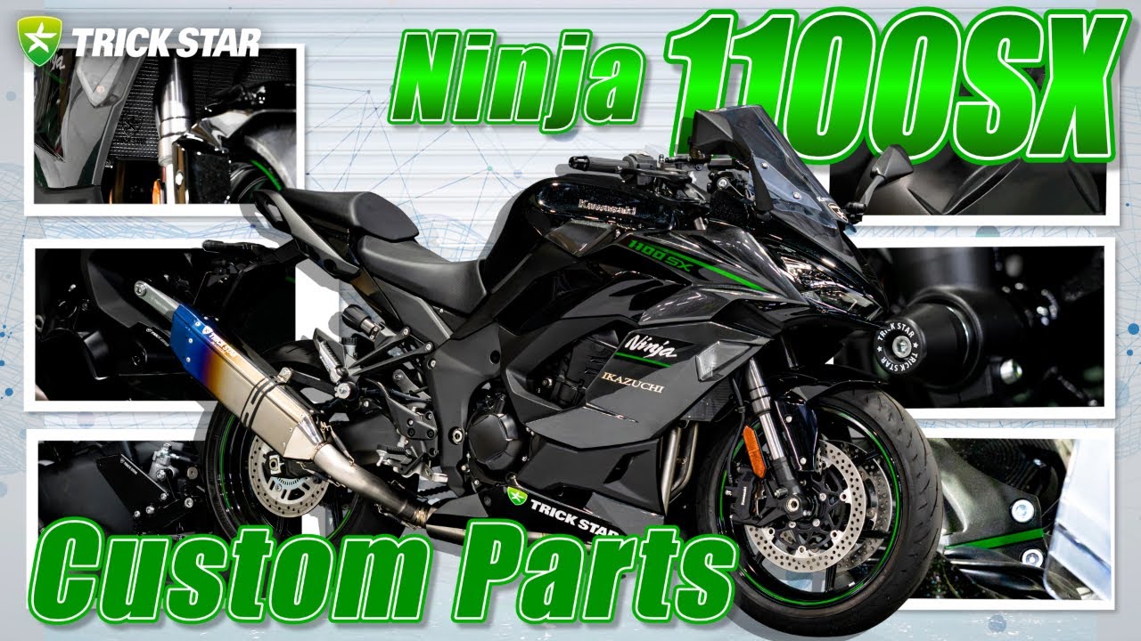トリックスター / Ninja1100SX 政府認証スリップオンマフラーIKAZUCHI