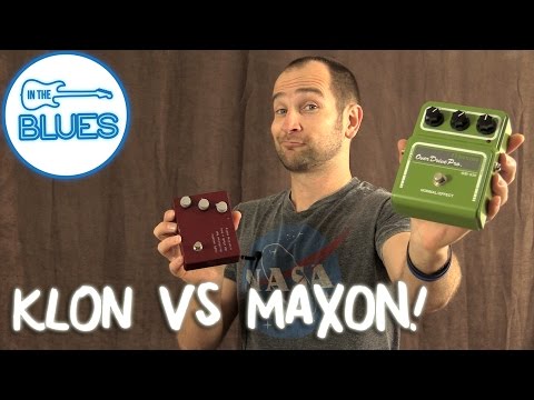 Maxon Overdrive Pro OD-820 vs Klon KTR - YouTube