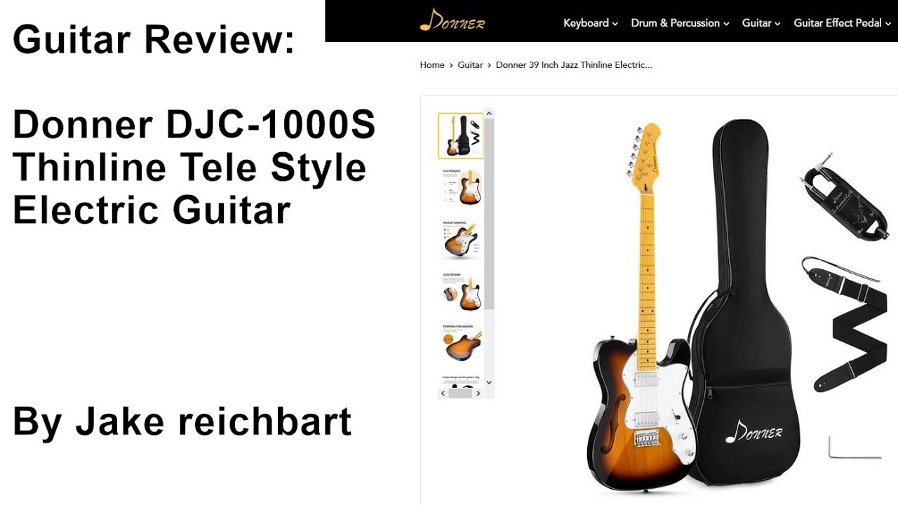 Guitar Review - Donner DJC-1000S - YouTube