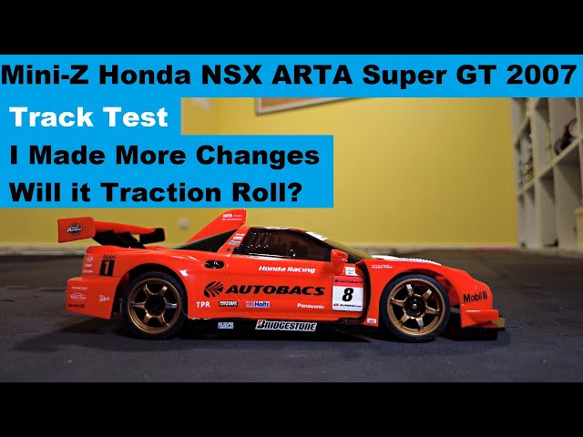 Kyosho Mini-Z Honda NSX ARTA Super GT 2007 - More Changes, Will it