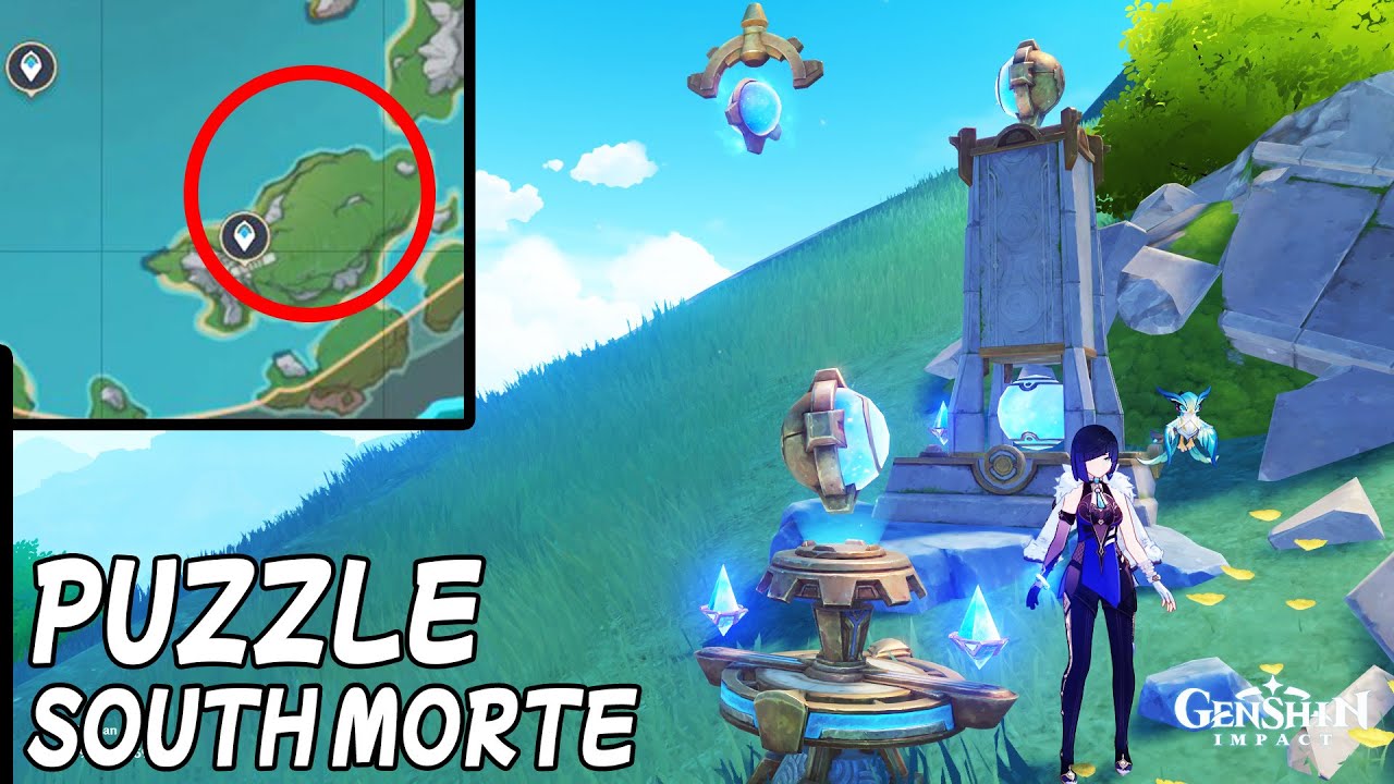 Puzzle Flying Receiver Nodes | South of Morte Region | Fontaine