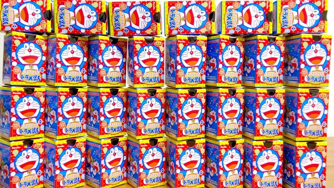 Doraemon Plus Chocolate Eggs - Bulk Unboxing! 18 varieties in