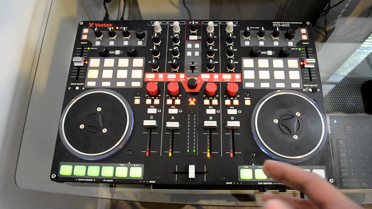 Vestax VCI-400 USB/MIDI Digital DJ Controller Review (HD) - YouTube