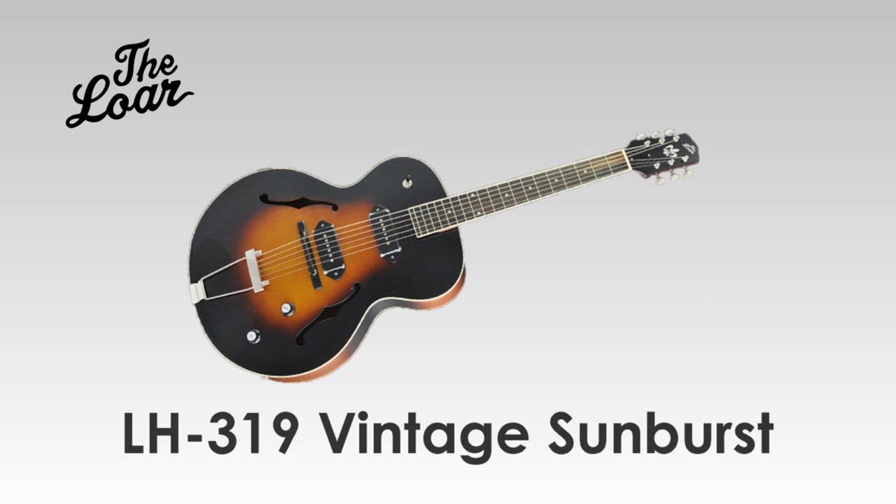 LOAR フルアコースティックギター LH-319 - YouTube