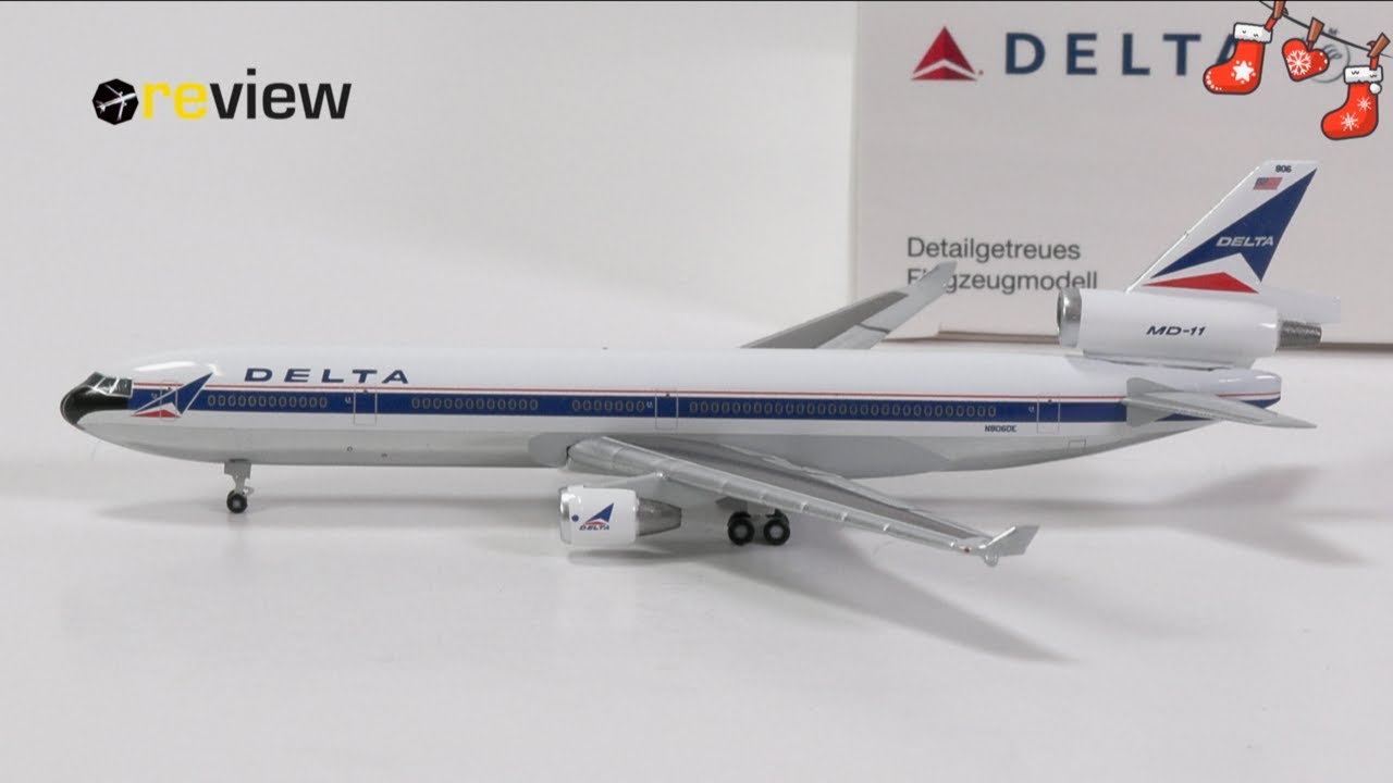 Delta Air Lines McDonnell Douglas MD- 11 | Review #690 - YouTube