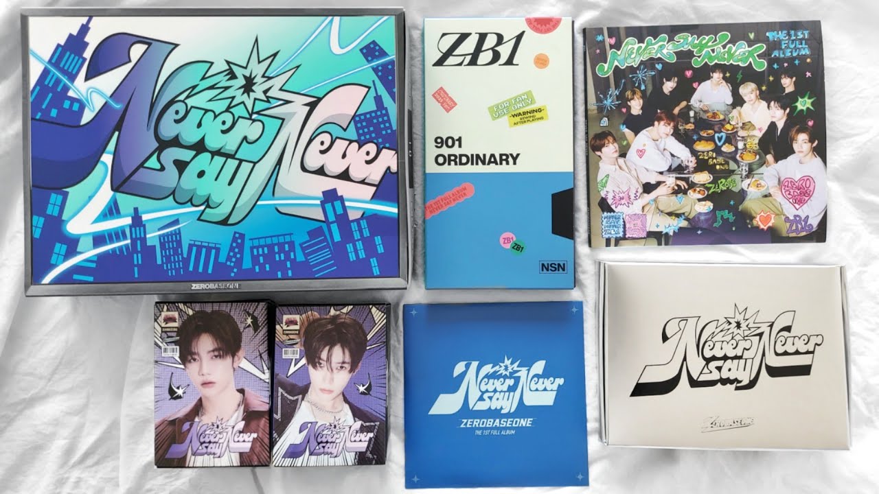 ✧ ZEROBASEONE 제로베이스원 1st Studio Album ❝ NEVER SAY NEVER