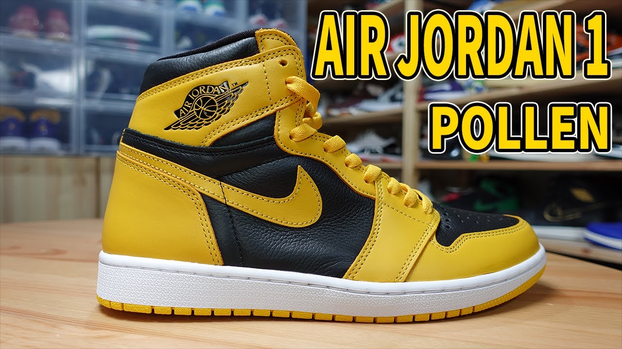 スニーカーレビュー】AIR JORDAN 1 POLLENを開封します。やっとSNKRSで