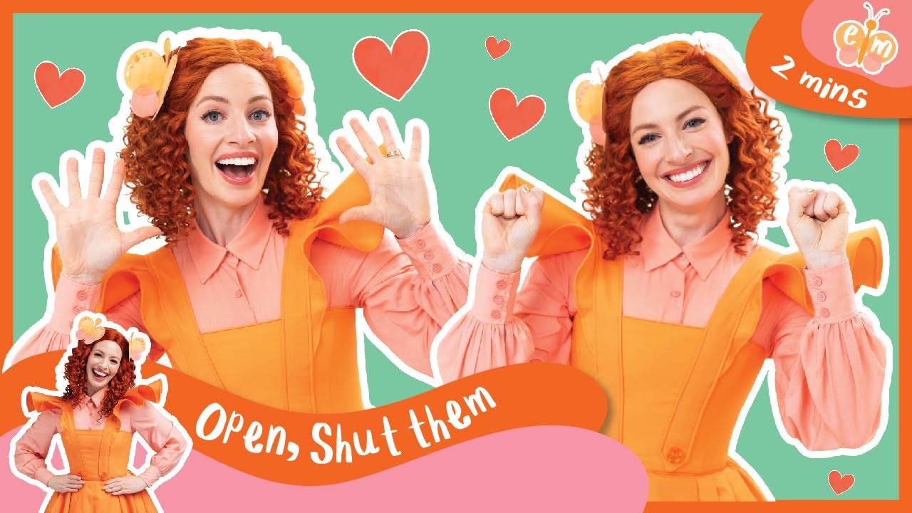 Emma Memma: Open, Shut Them (Auslan) Nursery Rhymes & Dance Songs