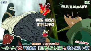 三度会っても忘れる男と覚えてほしい男 マイト・ガイVS干柿鬼鮫 ALL