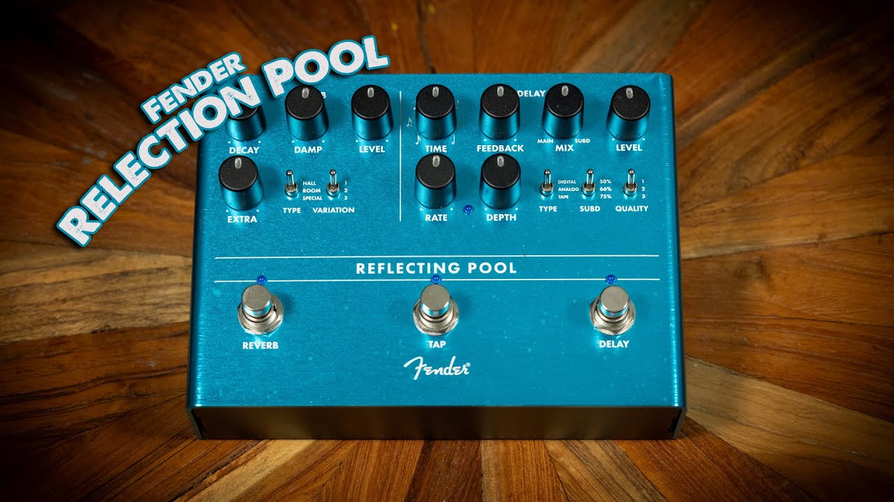 Fender Reflection Pool Reverb/Delay Pedal - VGW - YouTube