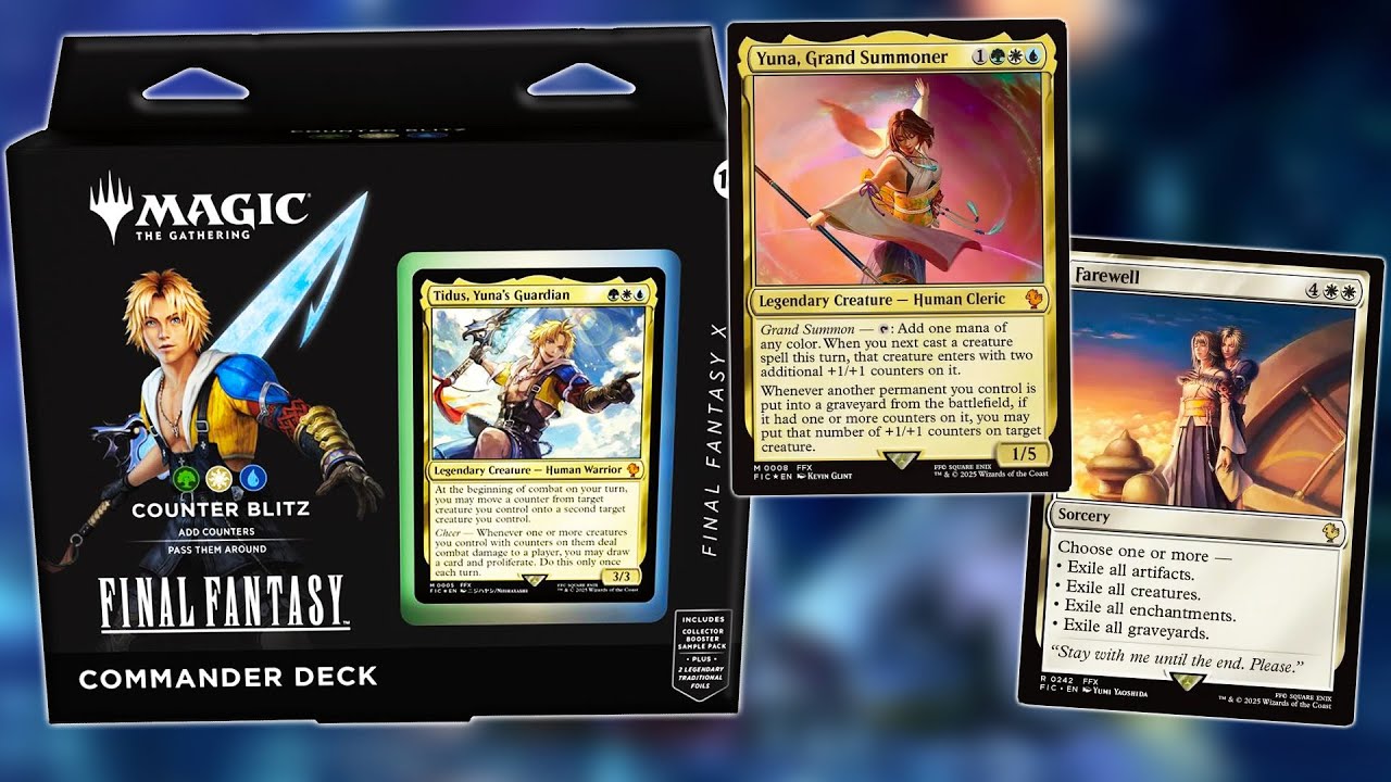 Unboxing The Counter Blitz Final Fantasy x Magic: The Gathering