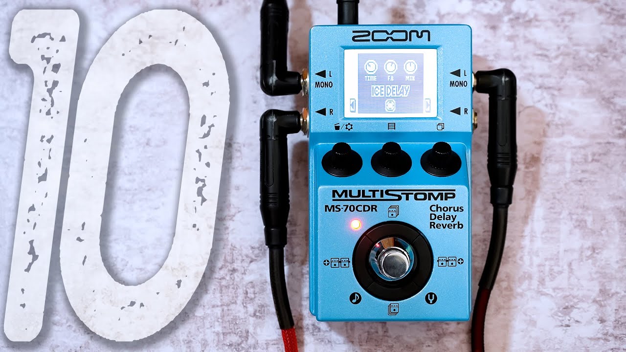 ZOOM MS-70CDR MultiStomp [Chorus/Delay/Reverb] | 10 Beautiful