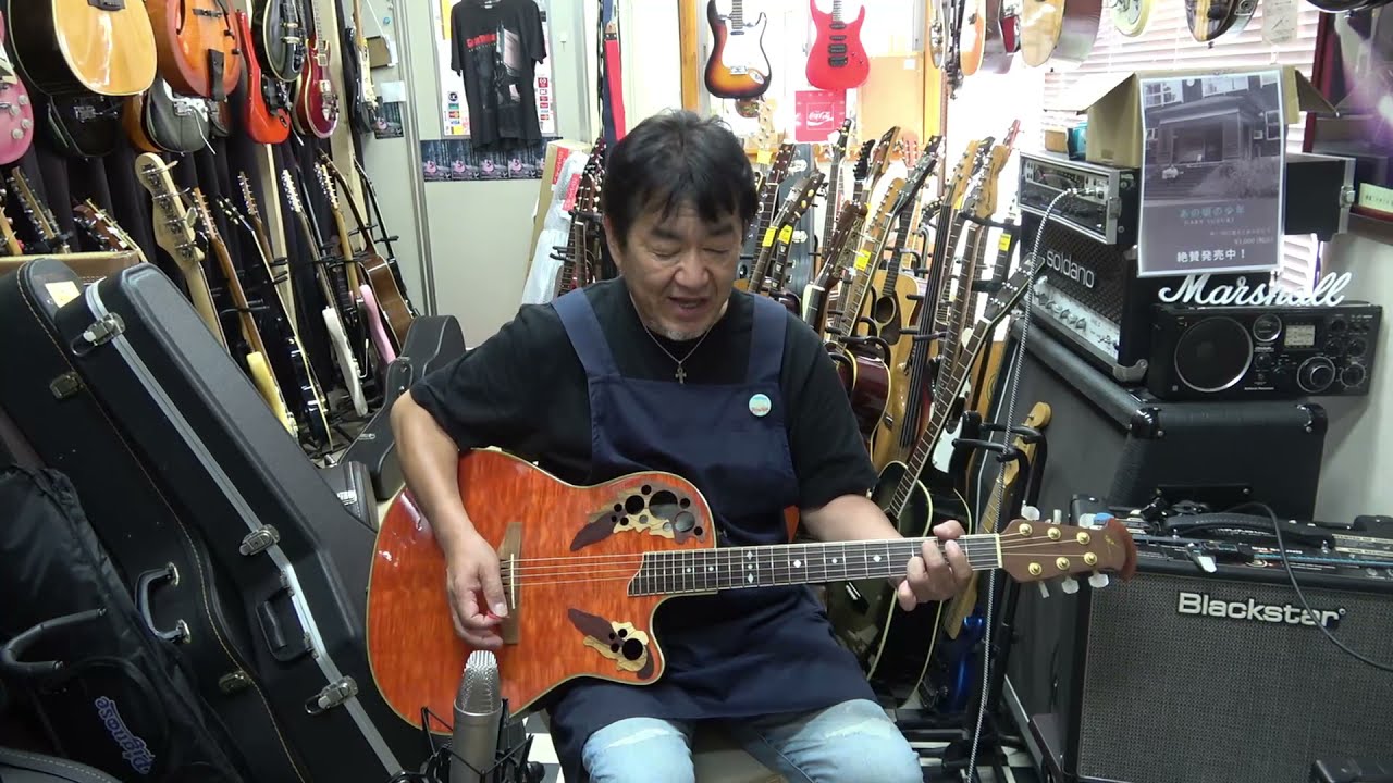 Ovation Celebrity CP-257 スーパーシャロウボディー - YouTube