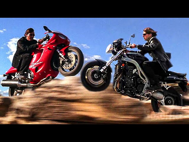 トム・クルーズとバイクで死闘 | ミッション：インポッシブル2 | 映画