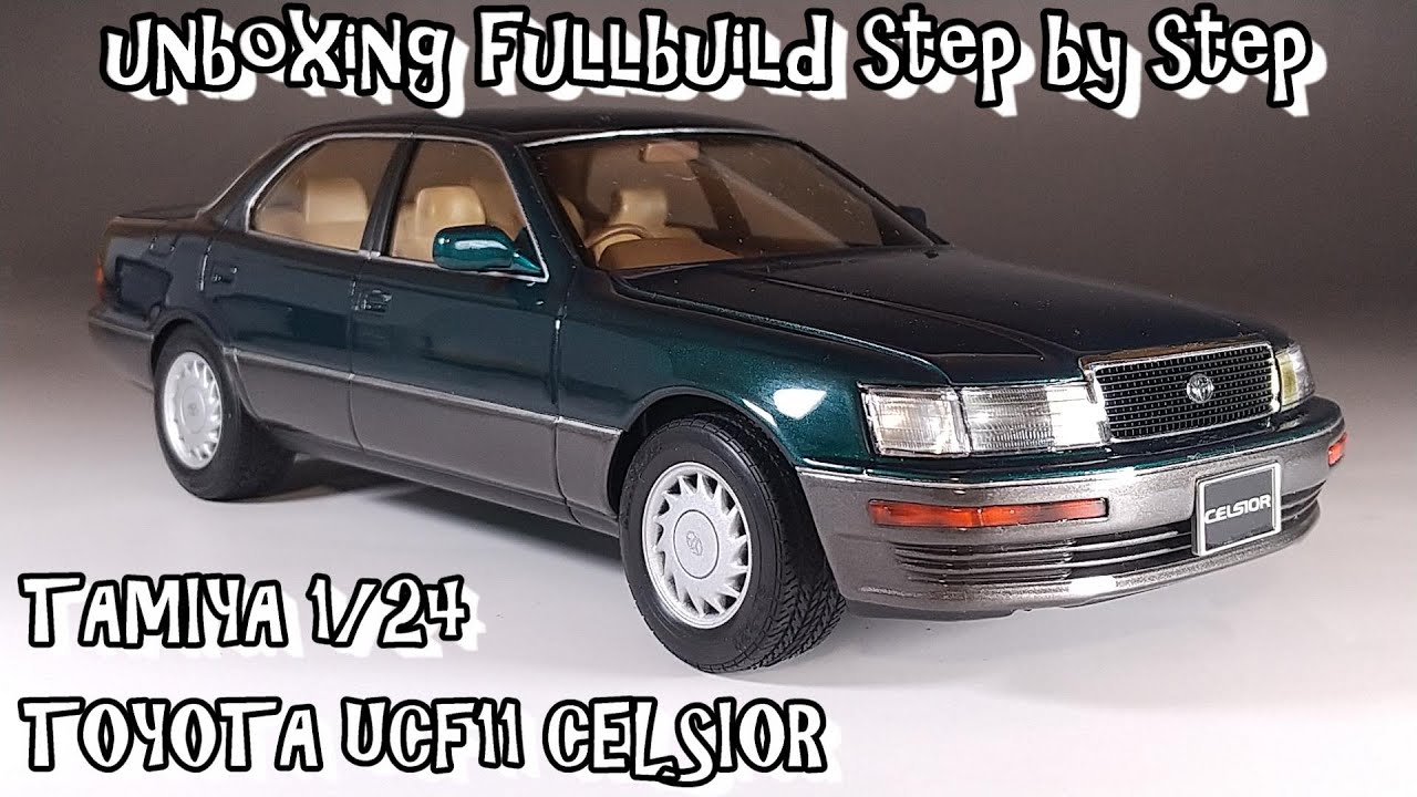 unboxing fullbuild TAMIYA 1/24 TOYOTA UCF11 CELSIOR(LEXUS LS400