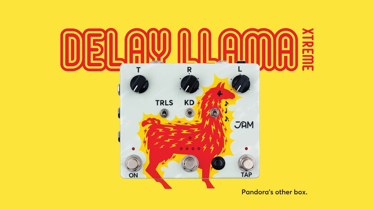 JAM pedals | Delay Llama XTREME - YouTube