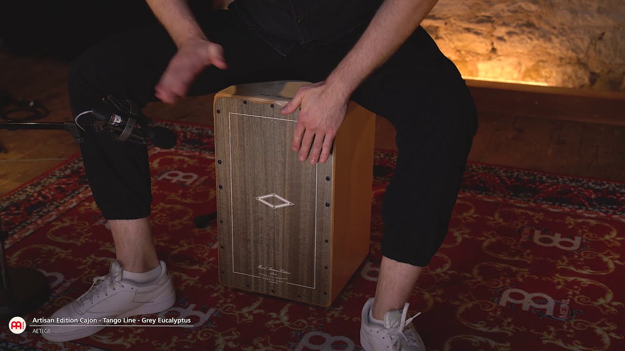 MEINL Percussion - Artisan Edition Cajon, Tango Line, Grey