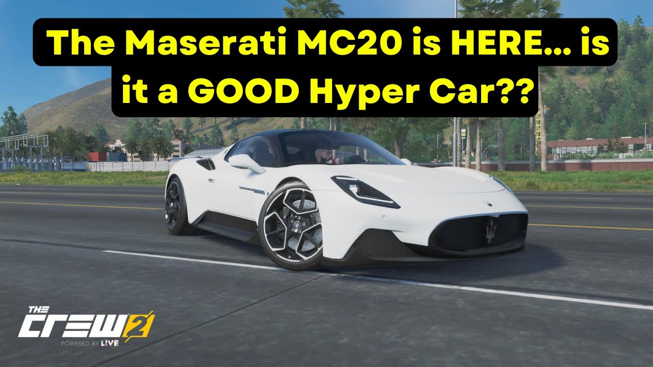 The Crew 2: Maserati MC20 Test & Review + My Vehicle Settings - IS