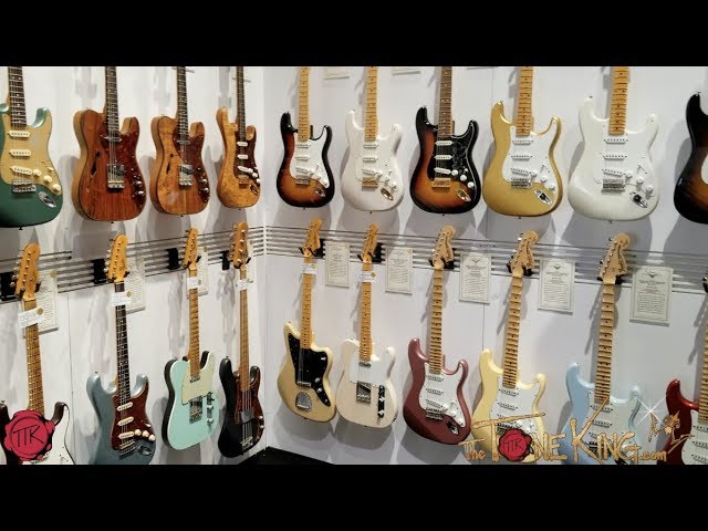 FENDER GUITARS - 2019 Models - NAMM 2019 - FULL WALK-THRU - YouTube