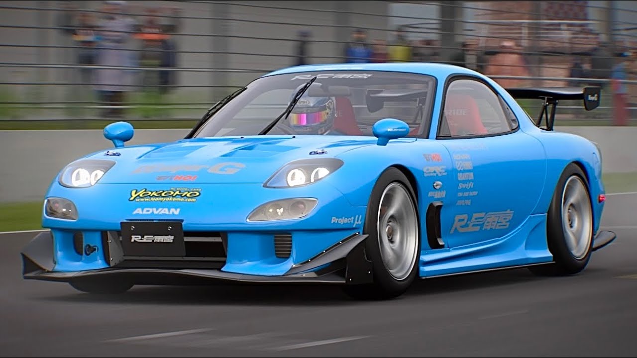 GT7 - RE Amemiya FD3S RX-7 / 雨宮過給圧上昇7 - Autopolis Full
