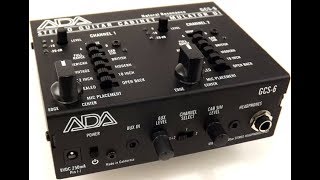 ADA GCS-6｜ステレオ・キャビネット・シミュレーター＆DIボックス