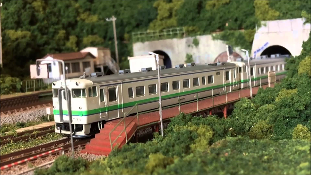 室蘭本線 小幌駅 Nゲージジオラマ - YouTube