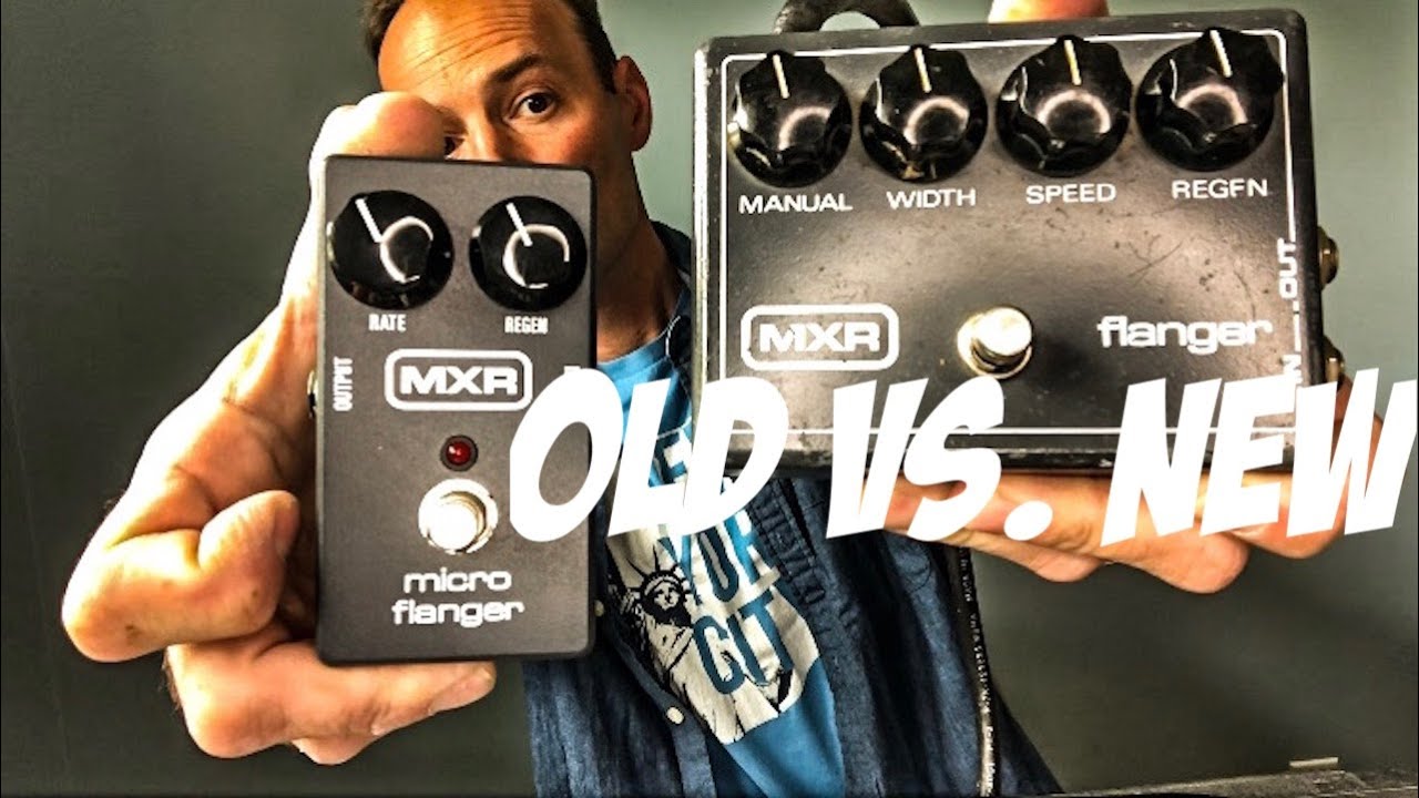 Vintage MXR M117 Flanger vs. MXR M152 Micro Flanger - YouTube