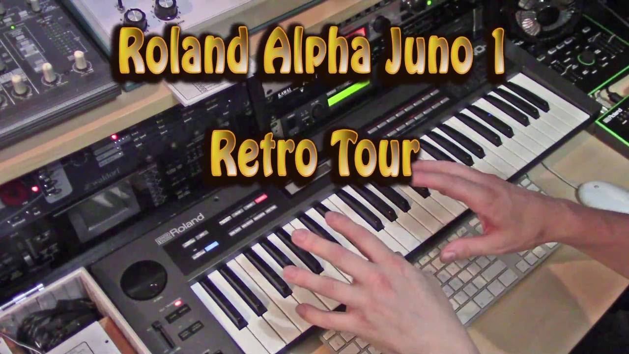 Roland Alpha Juno 1 Retro Synth Tour - YouTube